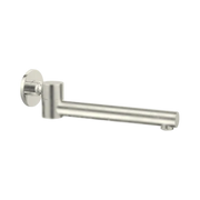 Nero Dolce Wall Mounted Swivel Bath Spout Only, Brushed Nickel