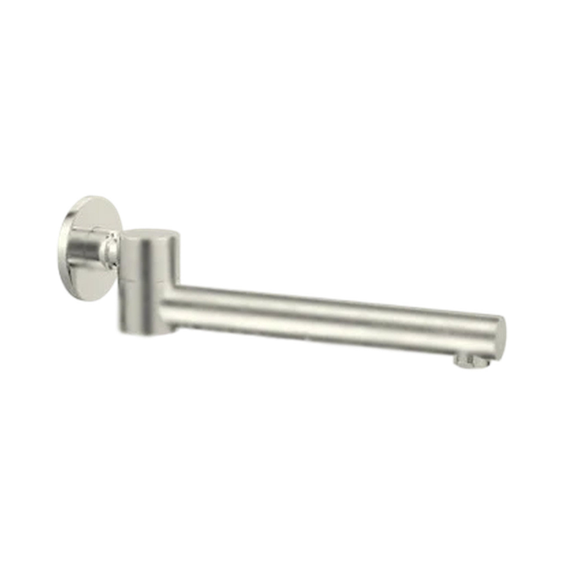 Nero Dolce Wall Mounted Swivel Bath Spout Only, Brushed Nickel