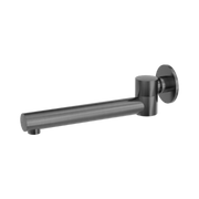 Nero Dolce Wall Mounted Swivel Bath Spout Only, Gun Metal