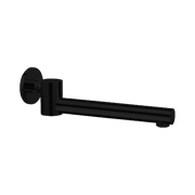 Nero Dolce Wall Mounted Swivel Bath Spout Only, Matte Black