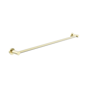 Nero Dolce II Single Towel Rail 800mm, Brushed Gold
