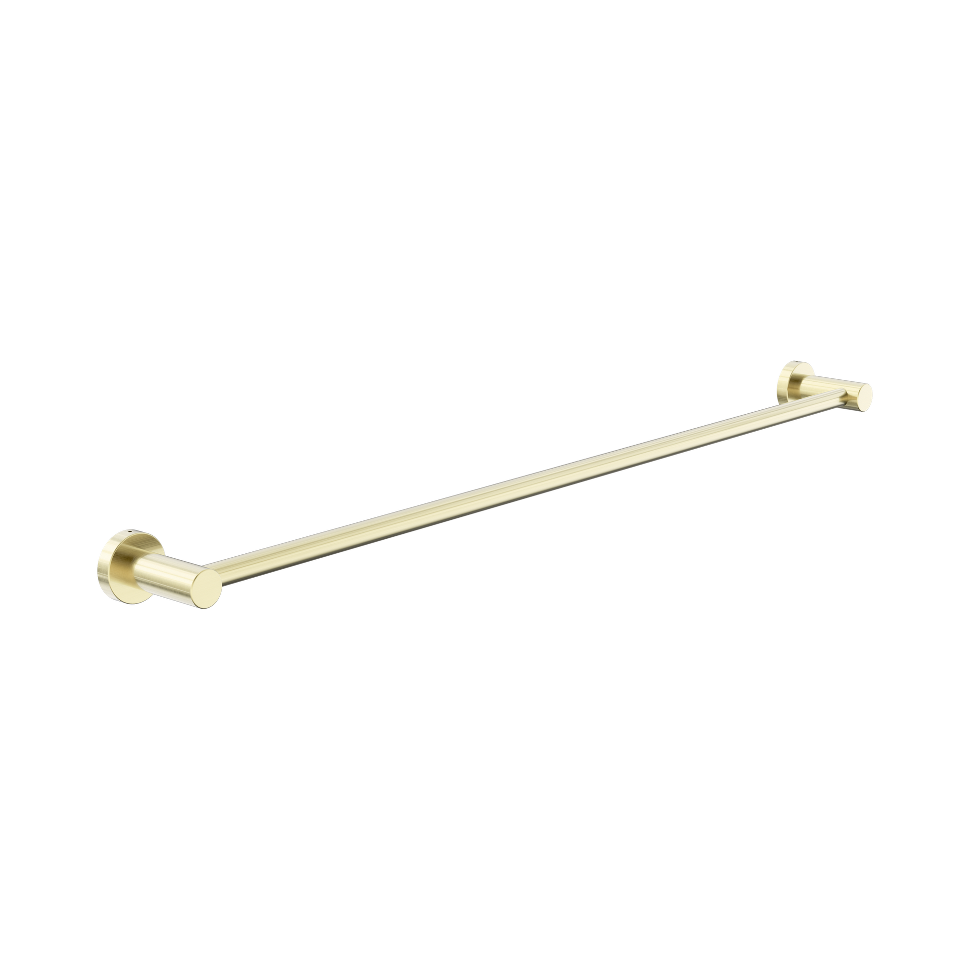 Nero Dolce II Single Towel Rail 800mm, Brushed Gold