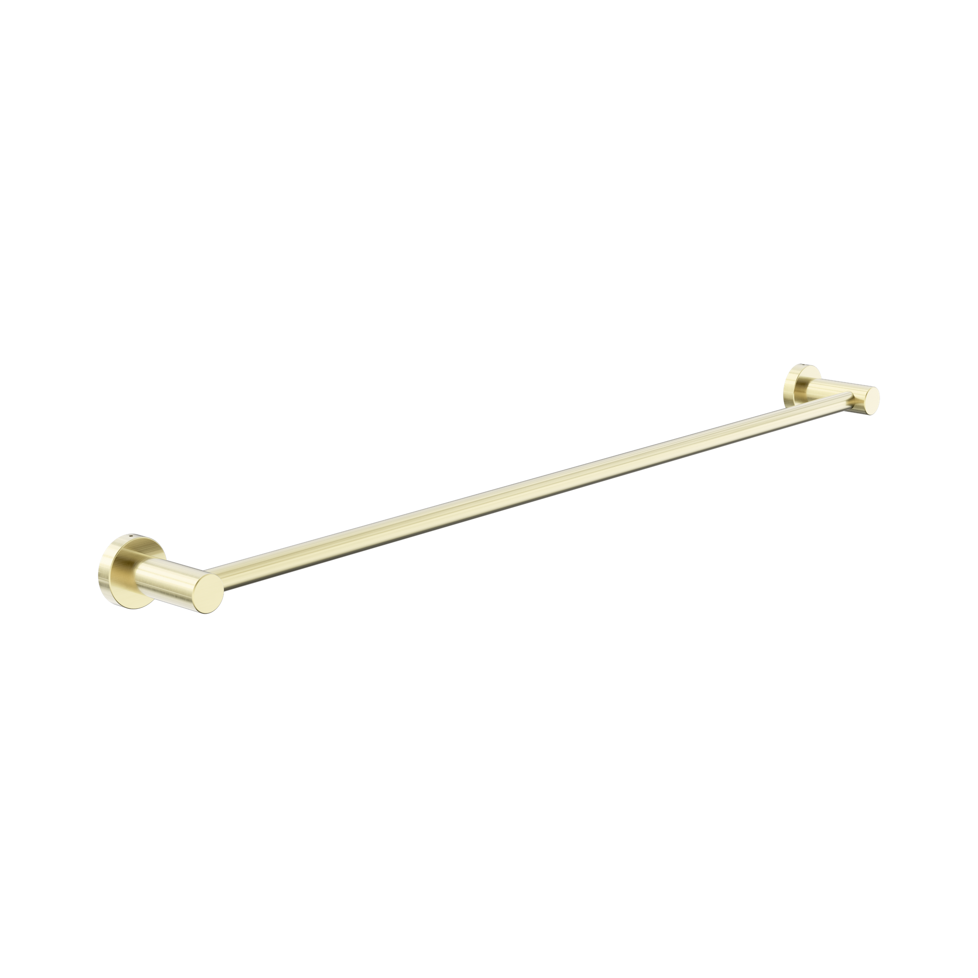 Nero Dolce II Single Towel Rail 800mm, Brushed Gold
