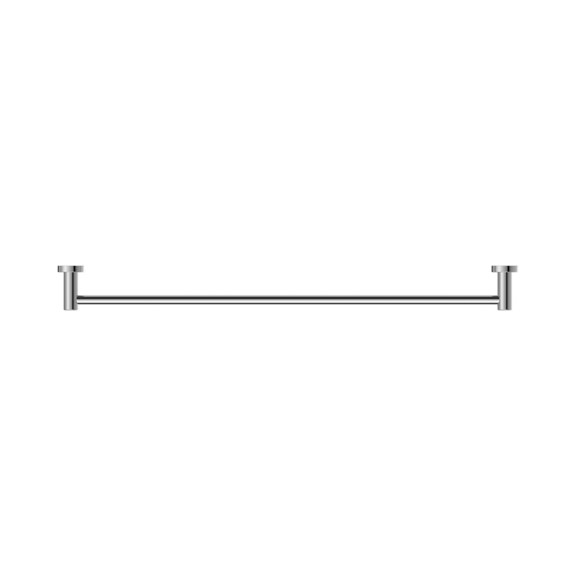 Nero Dolce II Single Towel Rail 800mm, Chrome