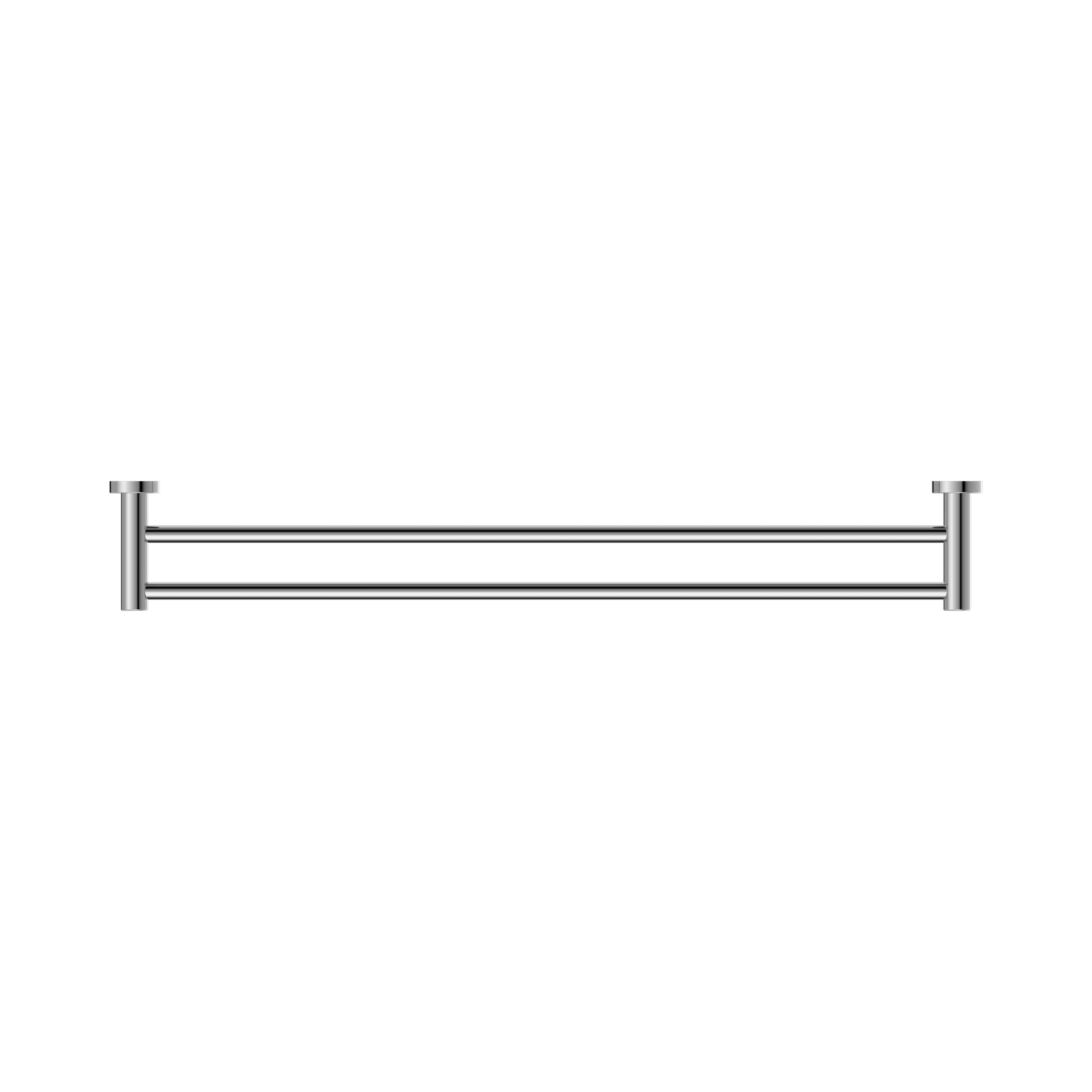 Nero Dolce II Double Towel Rail 800mm, Chrome