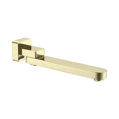 Nero Bianca Swivel Bath Spout Only, Brushed Gold