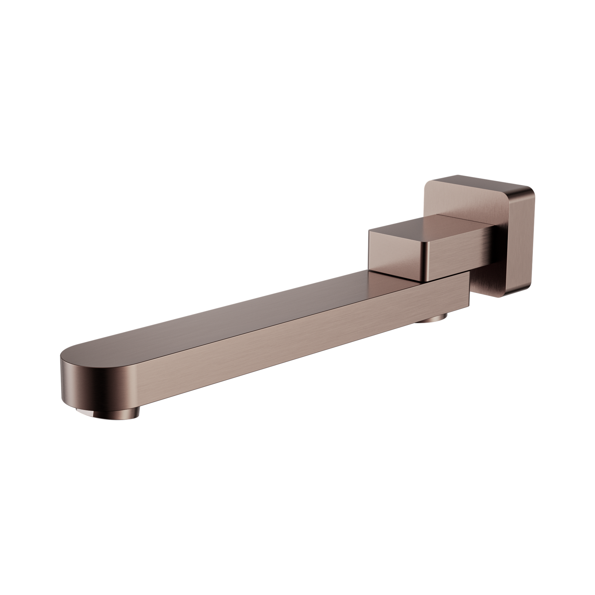 Nero Bianca Swivel Bath Spout Only, Brushed Bronze