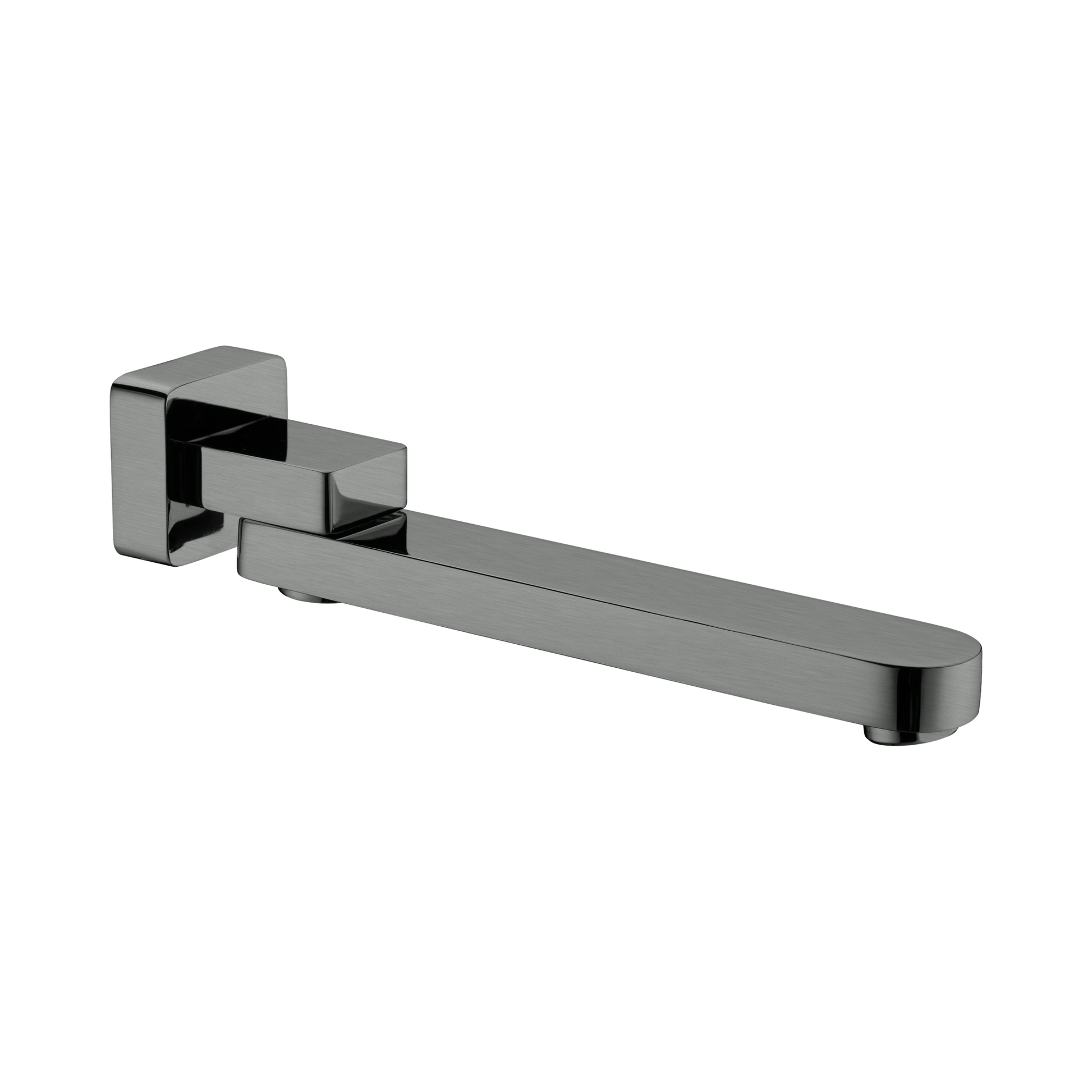 Nero Bianca Swivel Bath Spout Only, Gun Metal