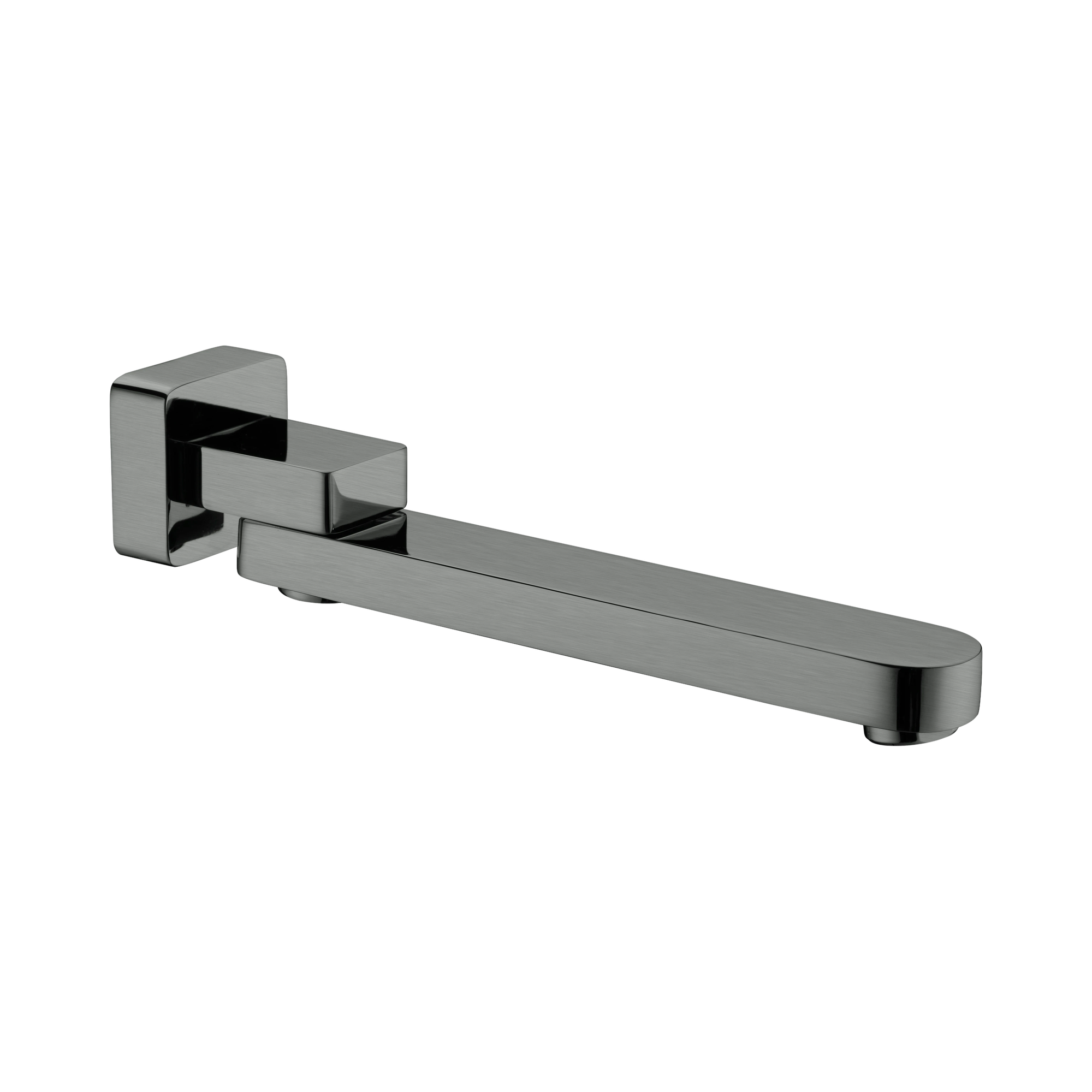 Nero Bianca Swivel Bath Spout Only, Gun Metal