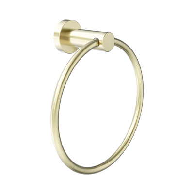 Nero Dolce II Hand Towel Ring, Brushed Gold