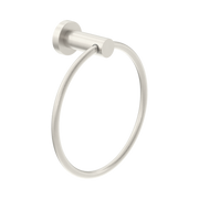 Nero Dolce II Hand Towel Ring, Brushed Nickel