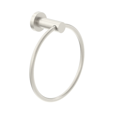 Nero Dolce II Hand Towel Ring, Brushed Nickel