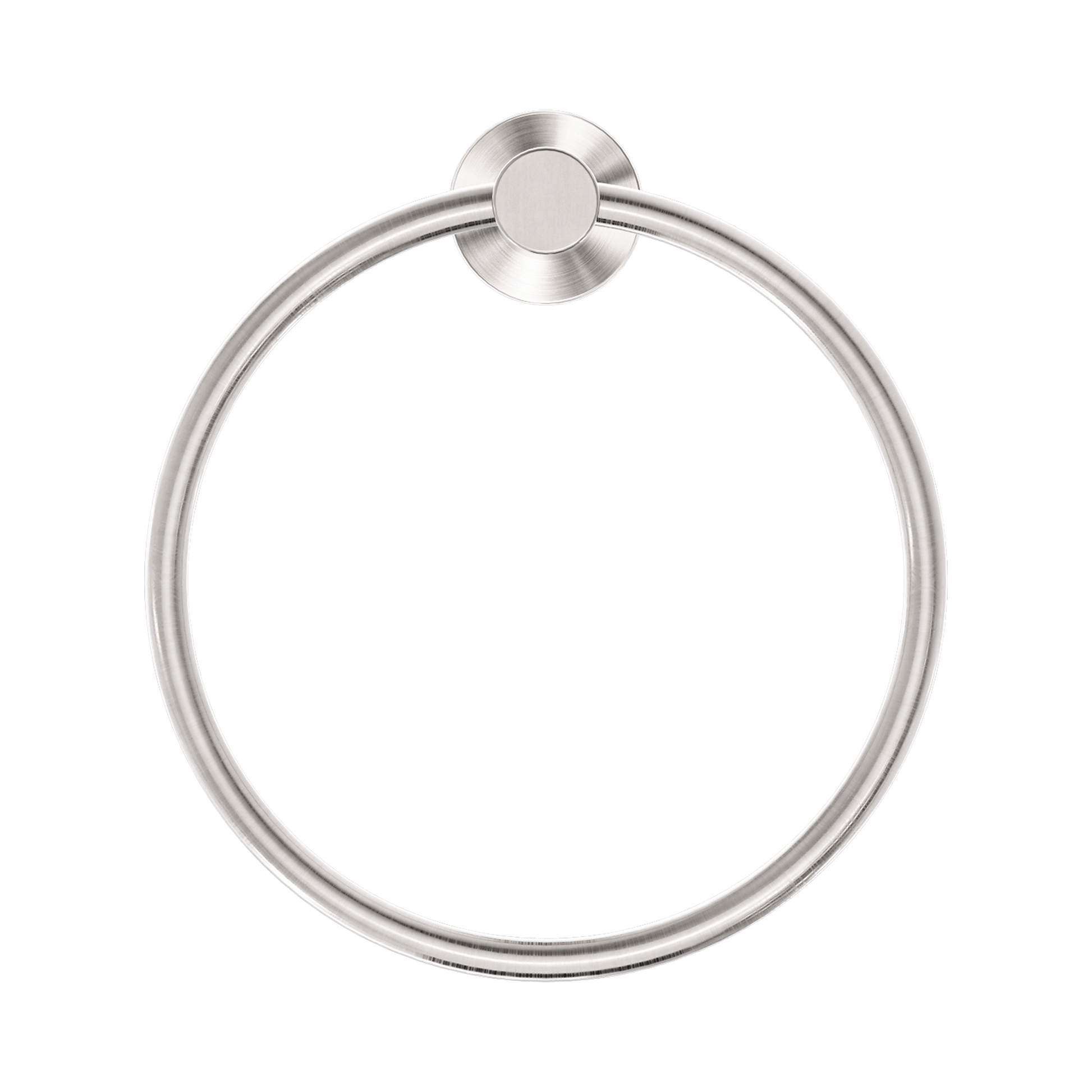 Nero Dolce II Hand Towel Ring, Brushed Nickel