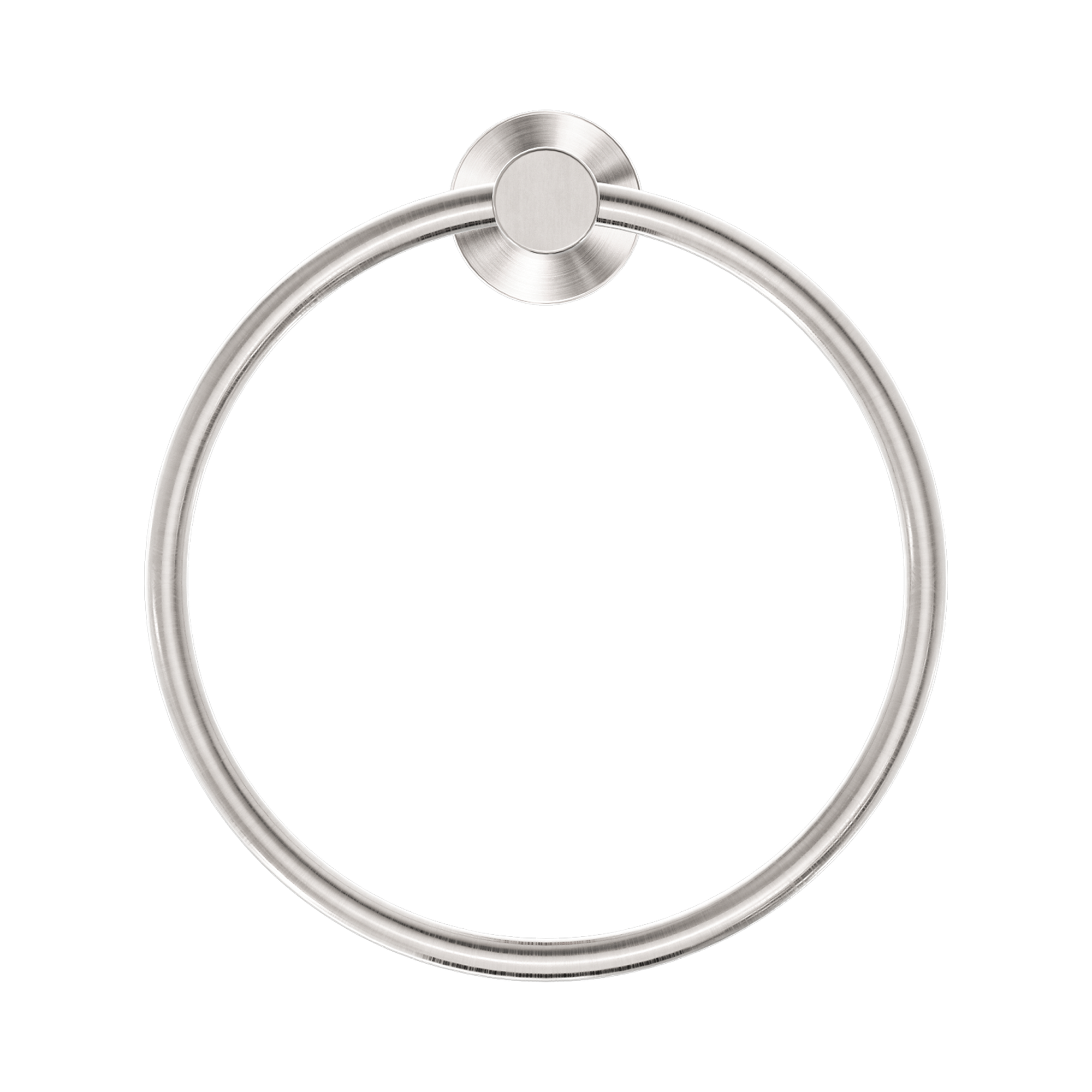 Nero Dolce II Hand Towel Ring, Brushed Nickel