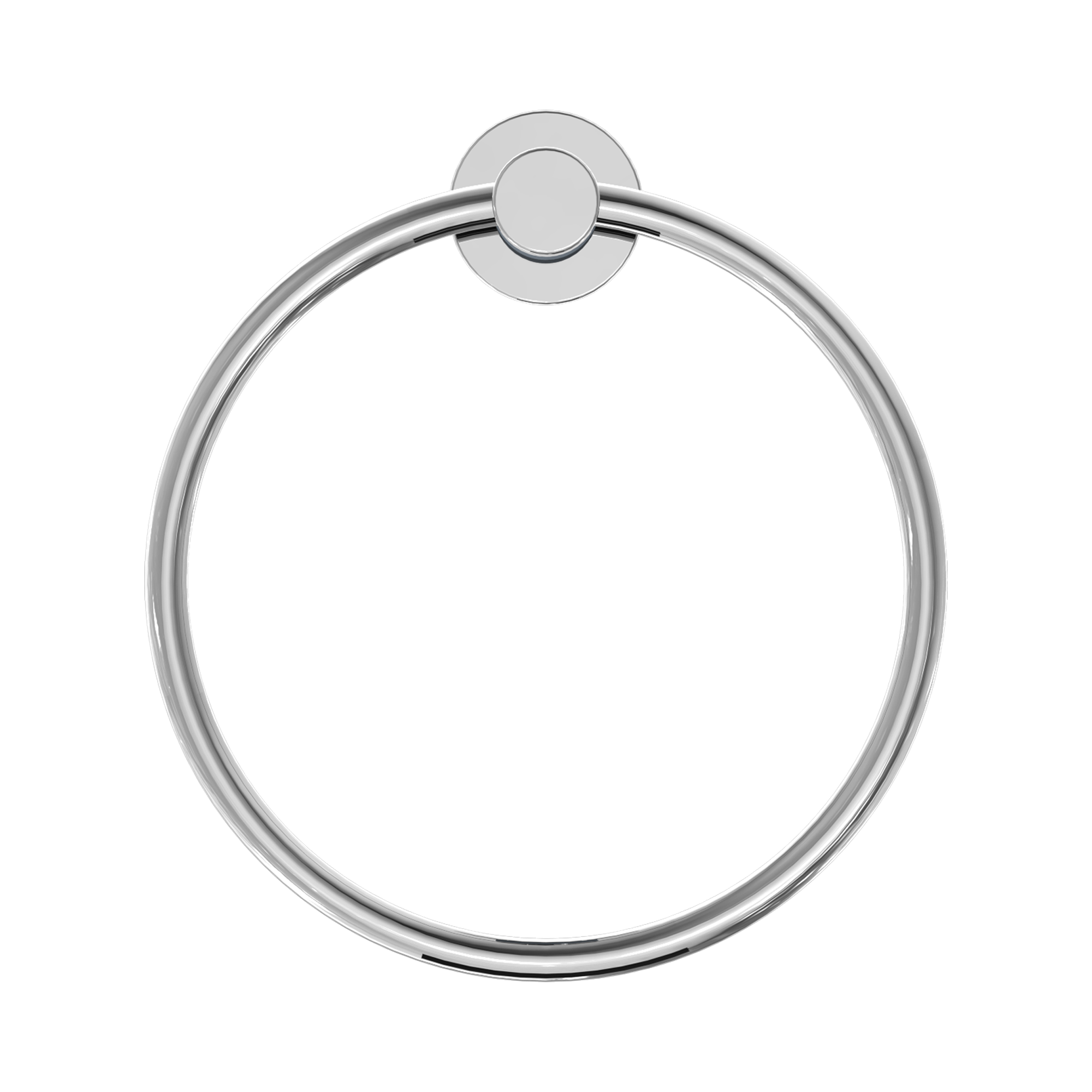 Nero Dolce II Hand Towel Ring, Chrome