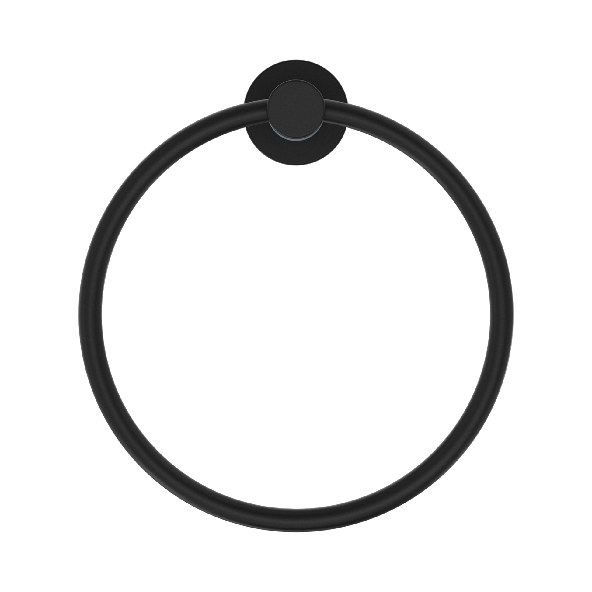 Nero Dolce II Hand Towel Ring, Matte Black