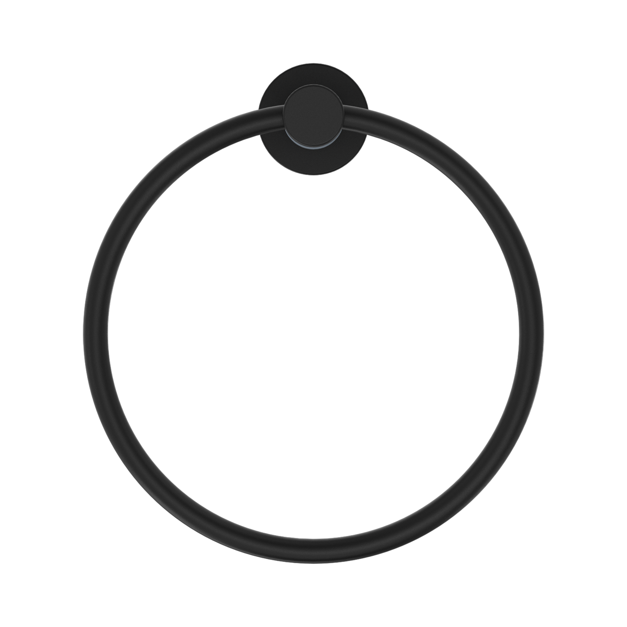 Nero Dolce II Hand Towel Ring, Matte Black