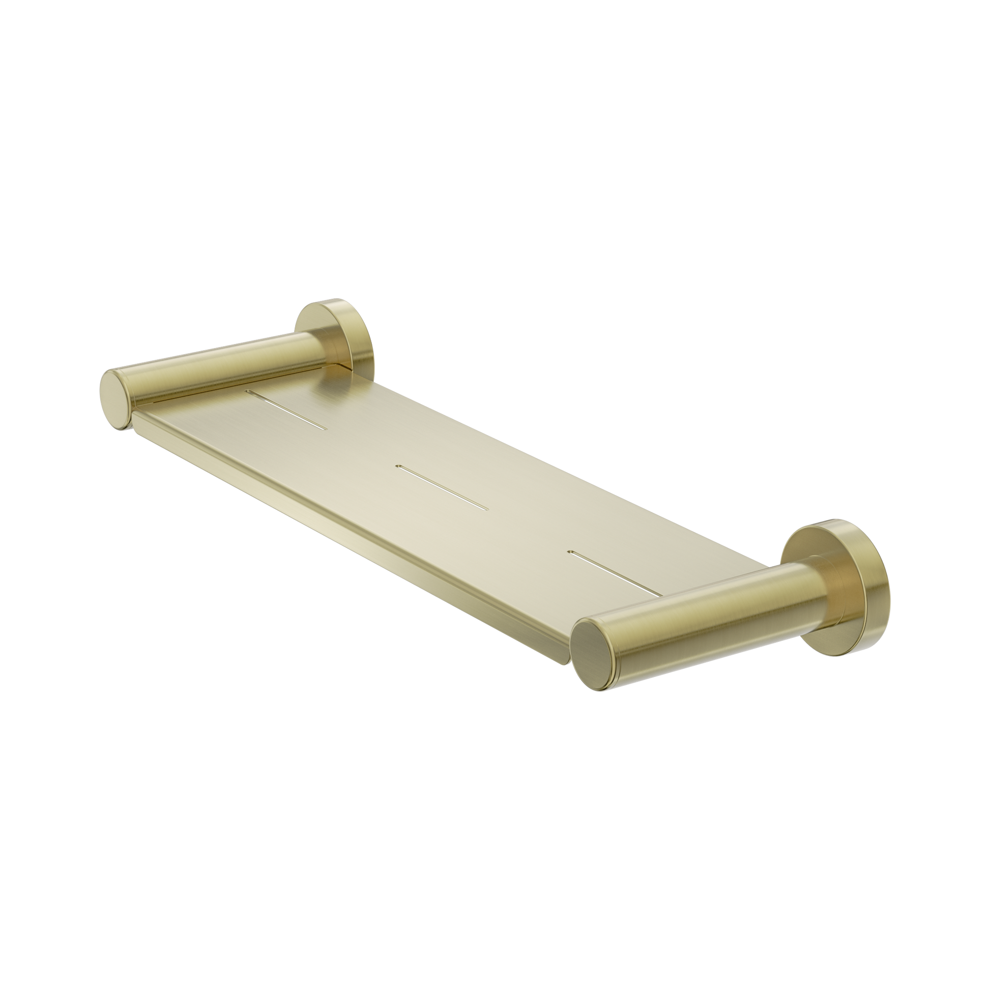Nero Dolce II Metal Shower Shelf, Brushed Gold