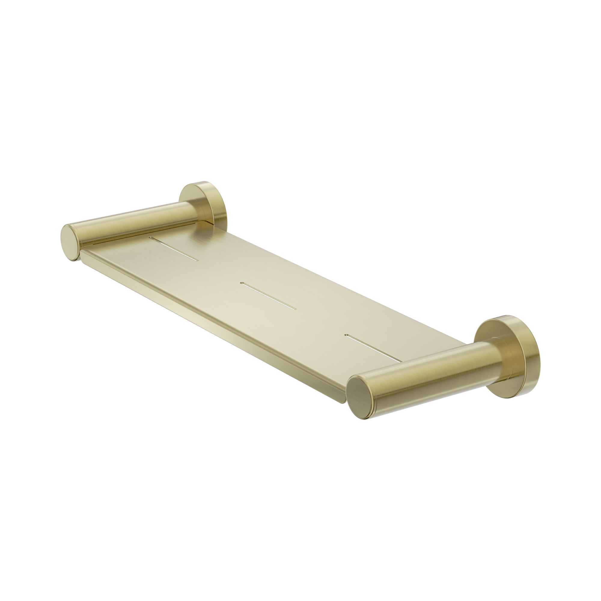 Nero Dolce II Metal Shower Shelf, Brushed Gold