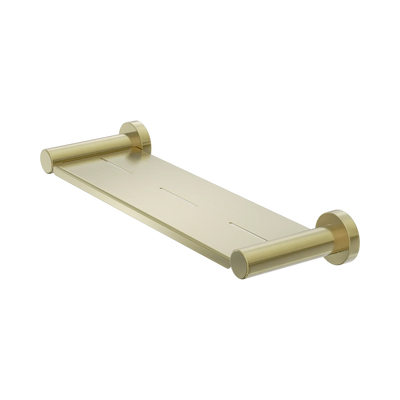 Nero Dolce II Metal Shower Shelf, Brushed Gold
