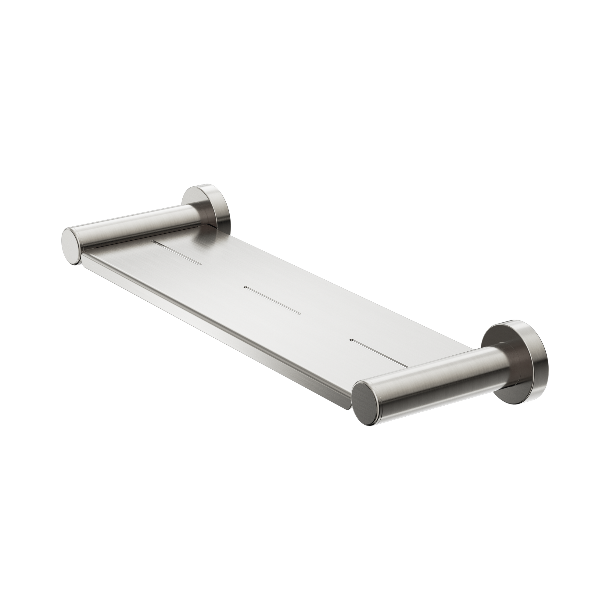 Nero Dolce II Metal Shower Shelf, Brushed Nickel