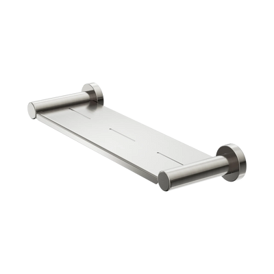 Nero Dolce II Metal Shower Shelf, Brushed Nickel