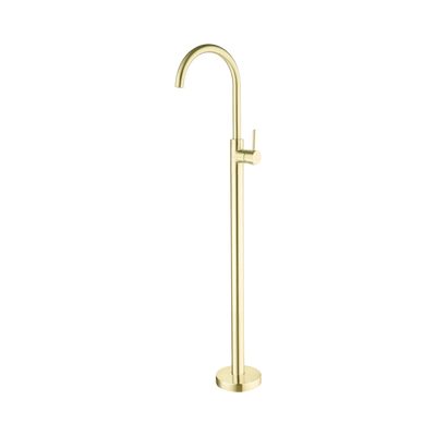 Nero Mecca Freestanding Bath Mixer, Brushed Gold
