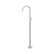 Nero Mecca Freestanding Bath Mixer, Brushed Nickel
