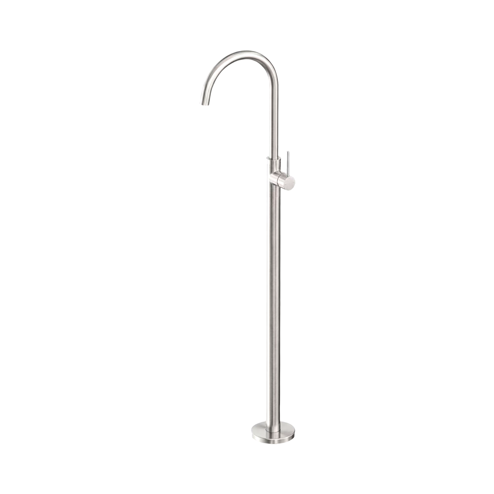 Nero Mecca Freestanding Bath Mixer, Brushed Nickel