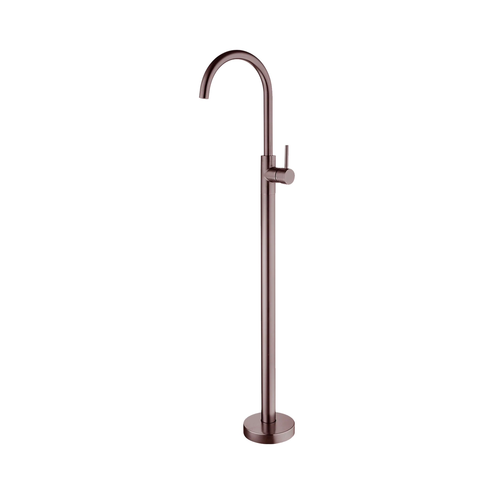 Nero Mecca Freestanding Bath Mixer, Brushed Bronze