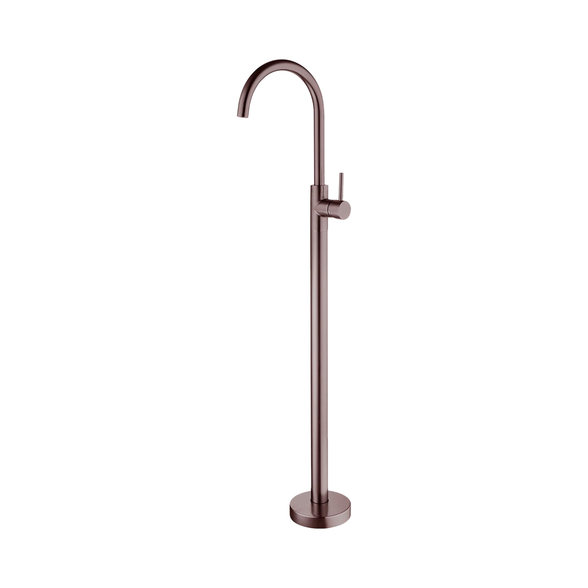 Nero Mecca Freestanding Bath Mixer, Brushed Bronze