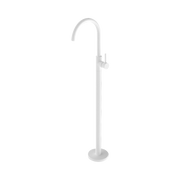 Nero Mecca Freestanding Bath Mixer, Matte White