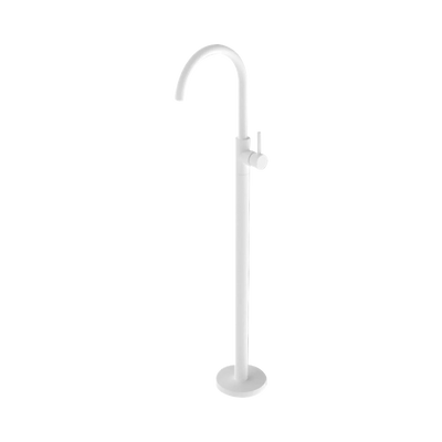 Nero Mecca Freestanding Bath Mixer, Matte White
