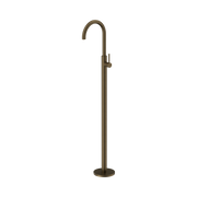 Nero Mecca Freestanding Bath Mixer, Tumbled Antique Brass