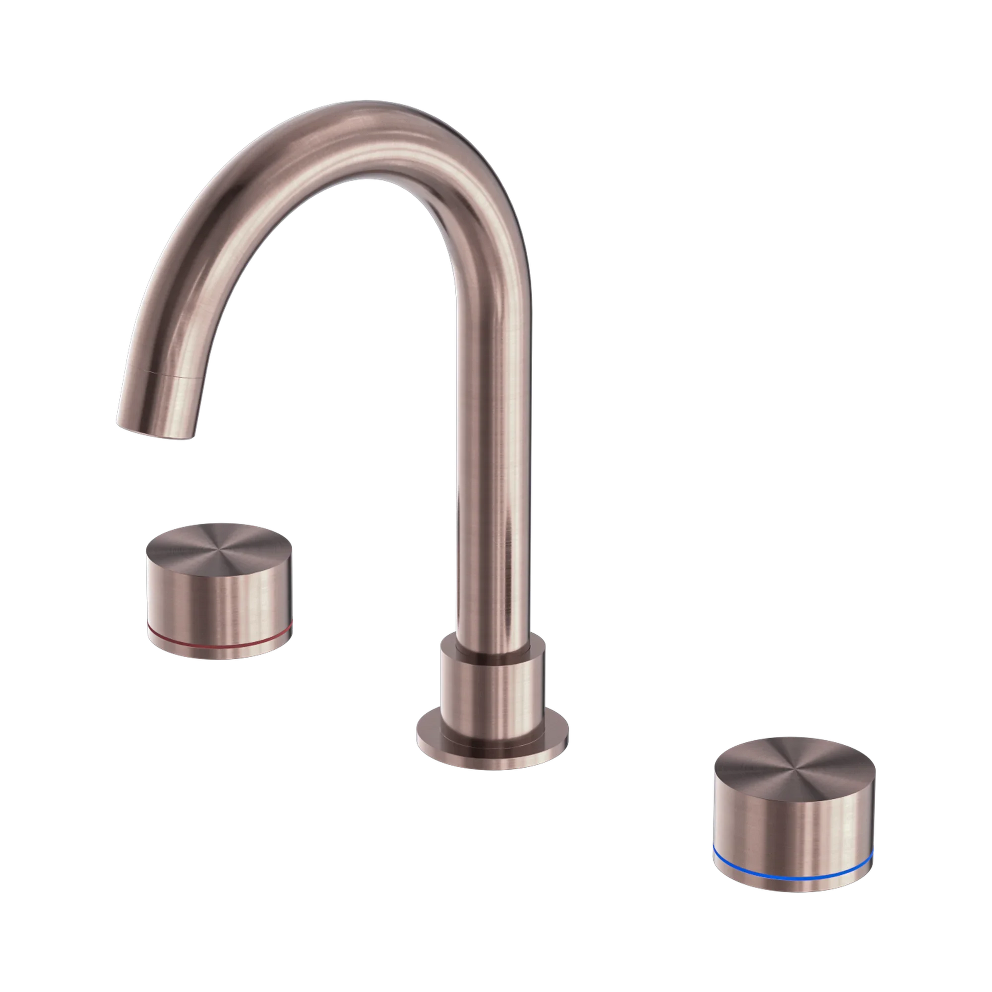 Nero Kara Basin Set, Brushed Bronze