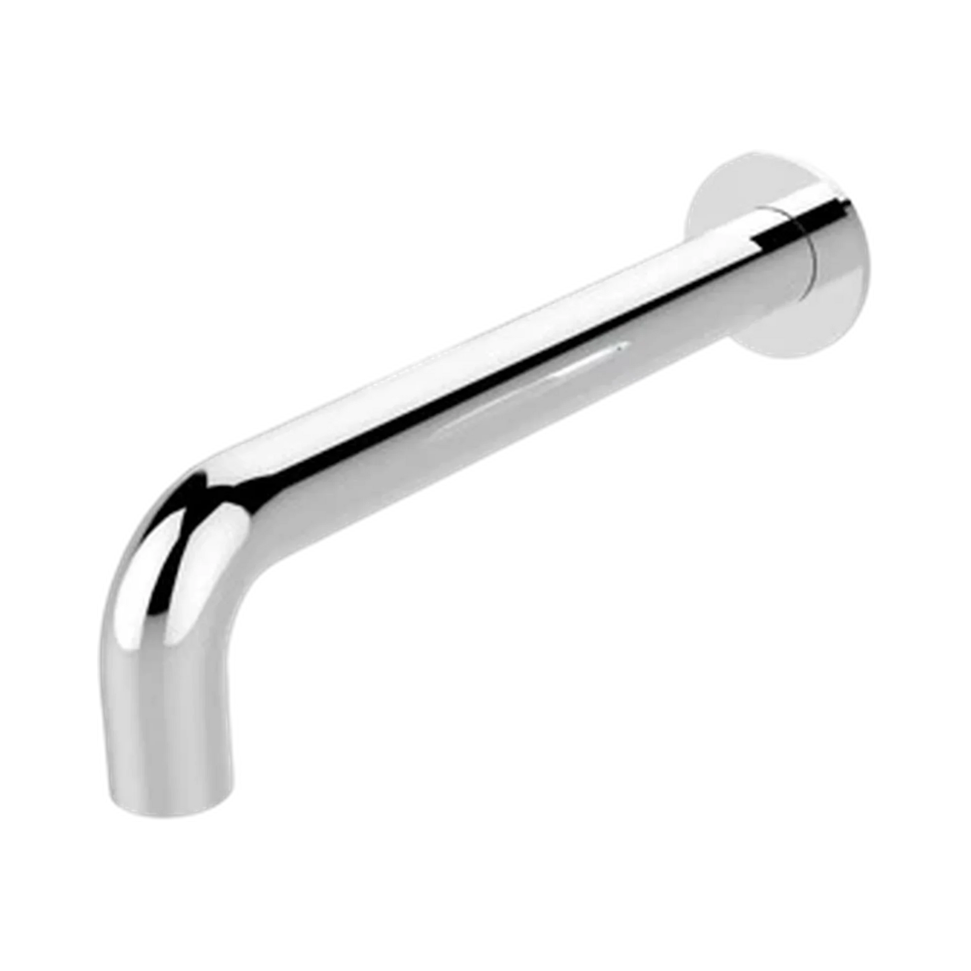 Nero Kara Wall Basin Set Spout Only 180mm, Chrome