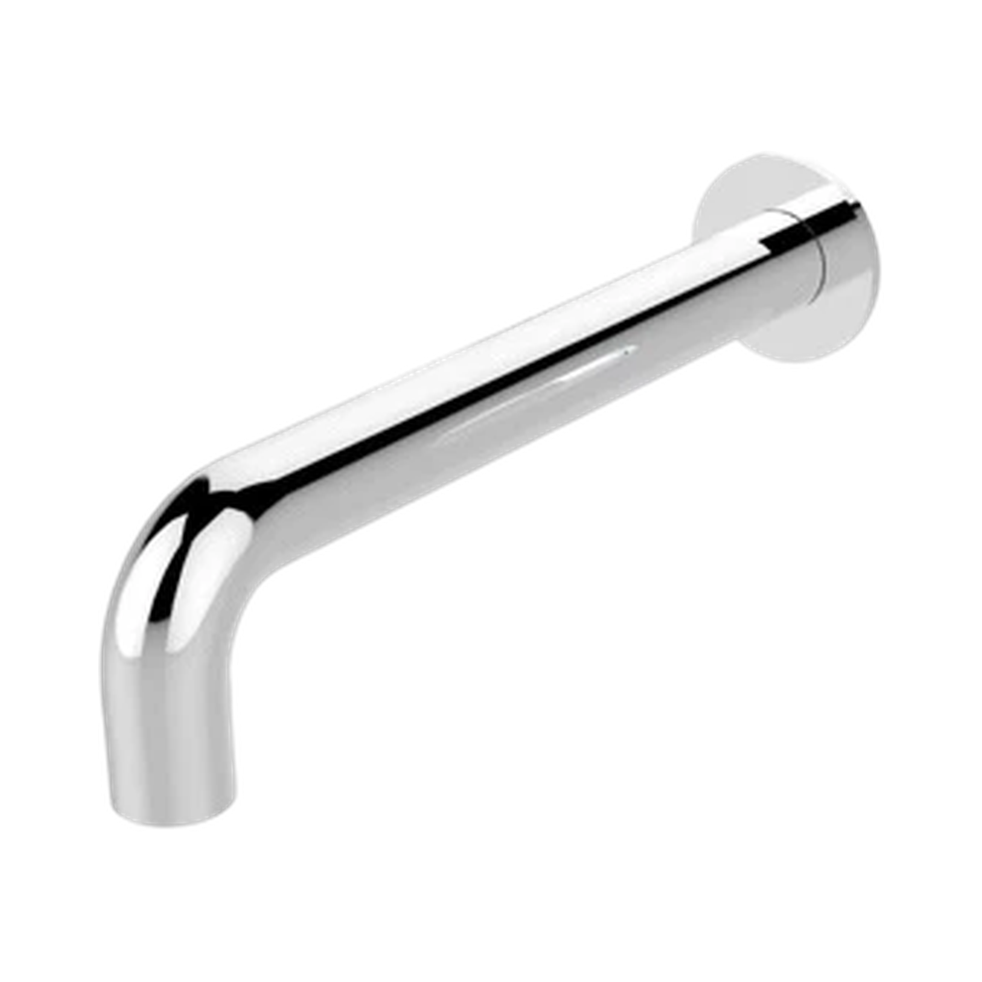 Nero Kara Wall Basin Set Spout Only 180mm, Chrome
