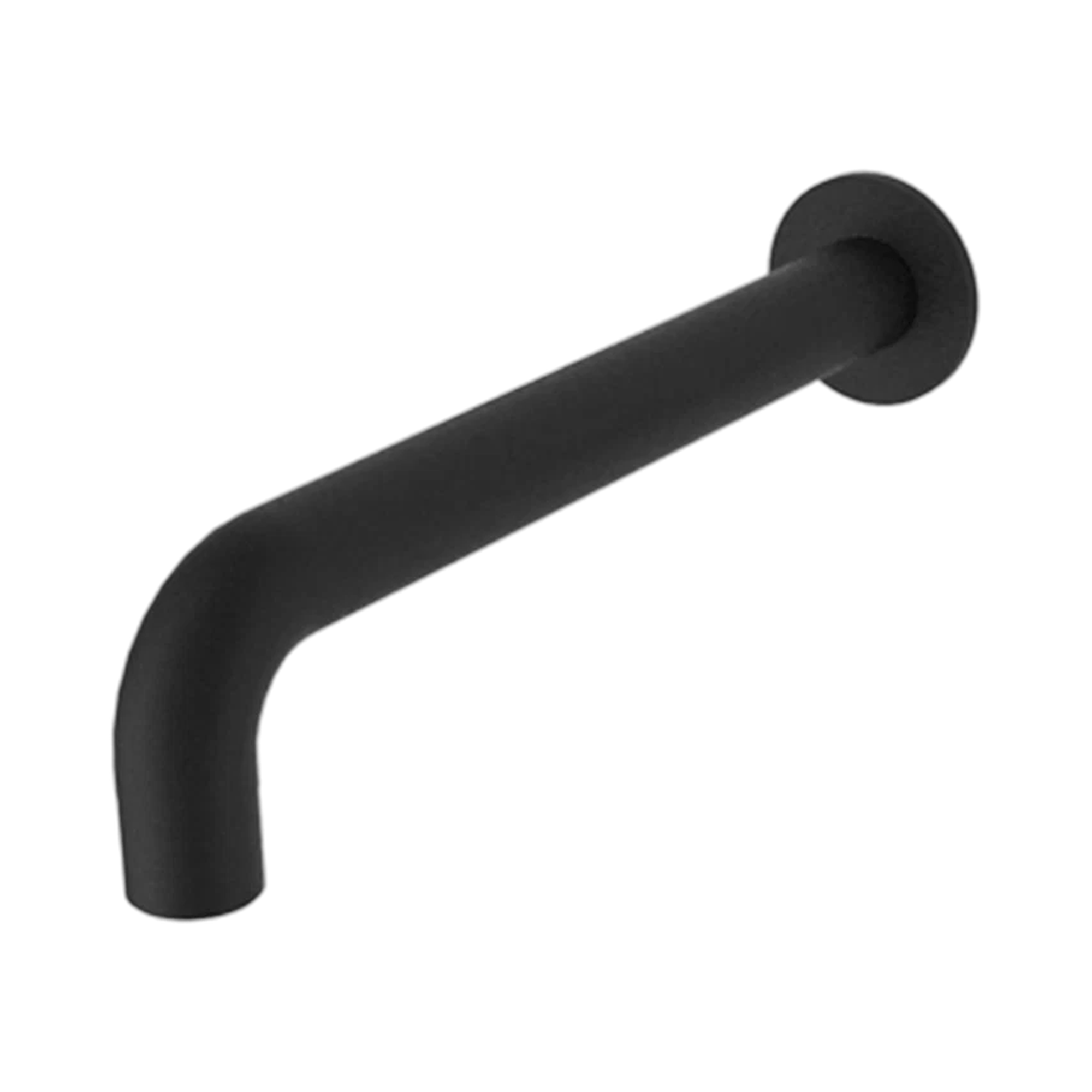Nero Kara Wall Basin Set Spout Only 180mm, Matte Black