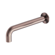 Nero Kara Wall Basin Set Spout Only 215mm, Brushed Bronze