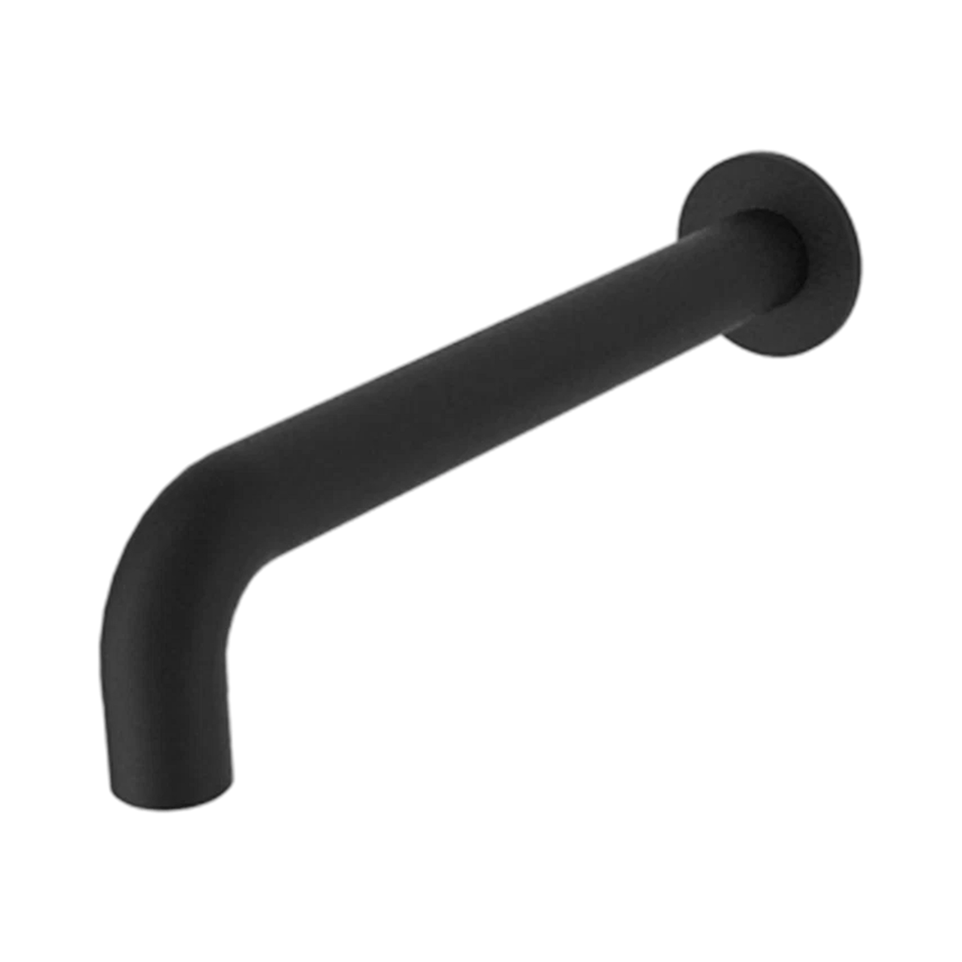 Nero Kara Wall Basin Set Spout Only 215mm, Matte Black