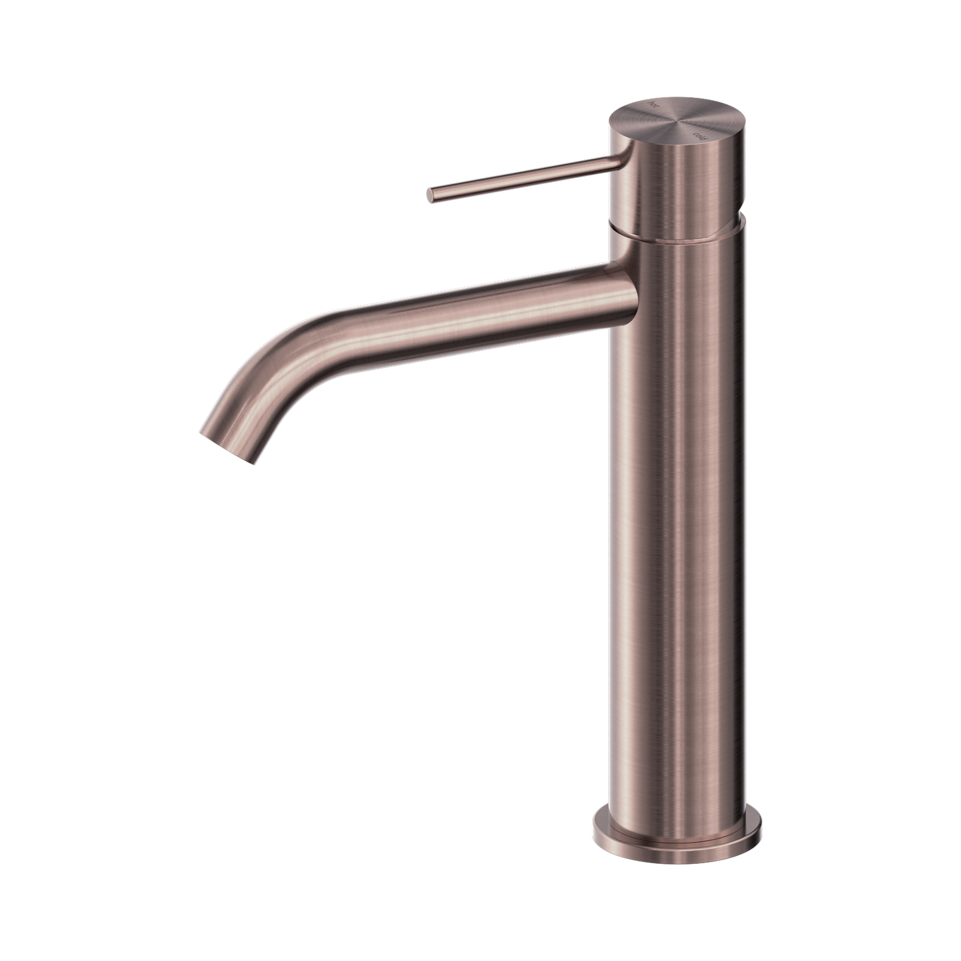 Nero Mecca Mid Tall Basin Mixer, Brushed Bronze