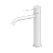 Nero Mecca Mid Tall Basin Mixer, Matte White