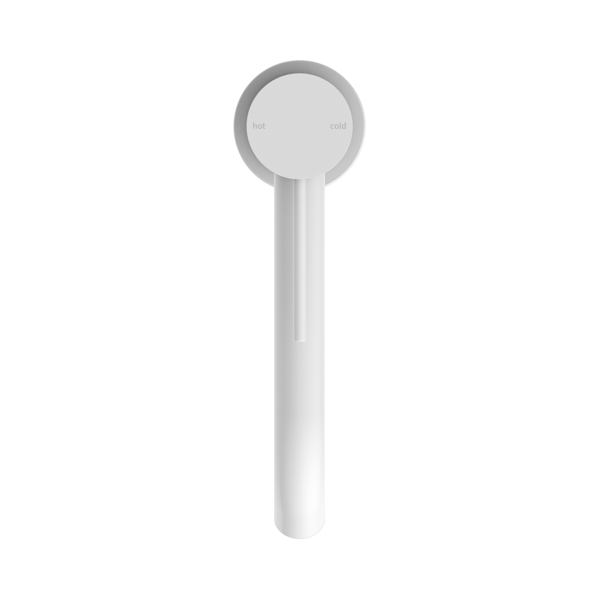 Nero Mecca Mid Tall Basin Mixer, Matte White