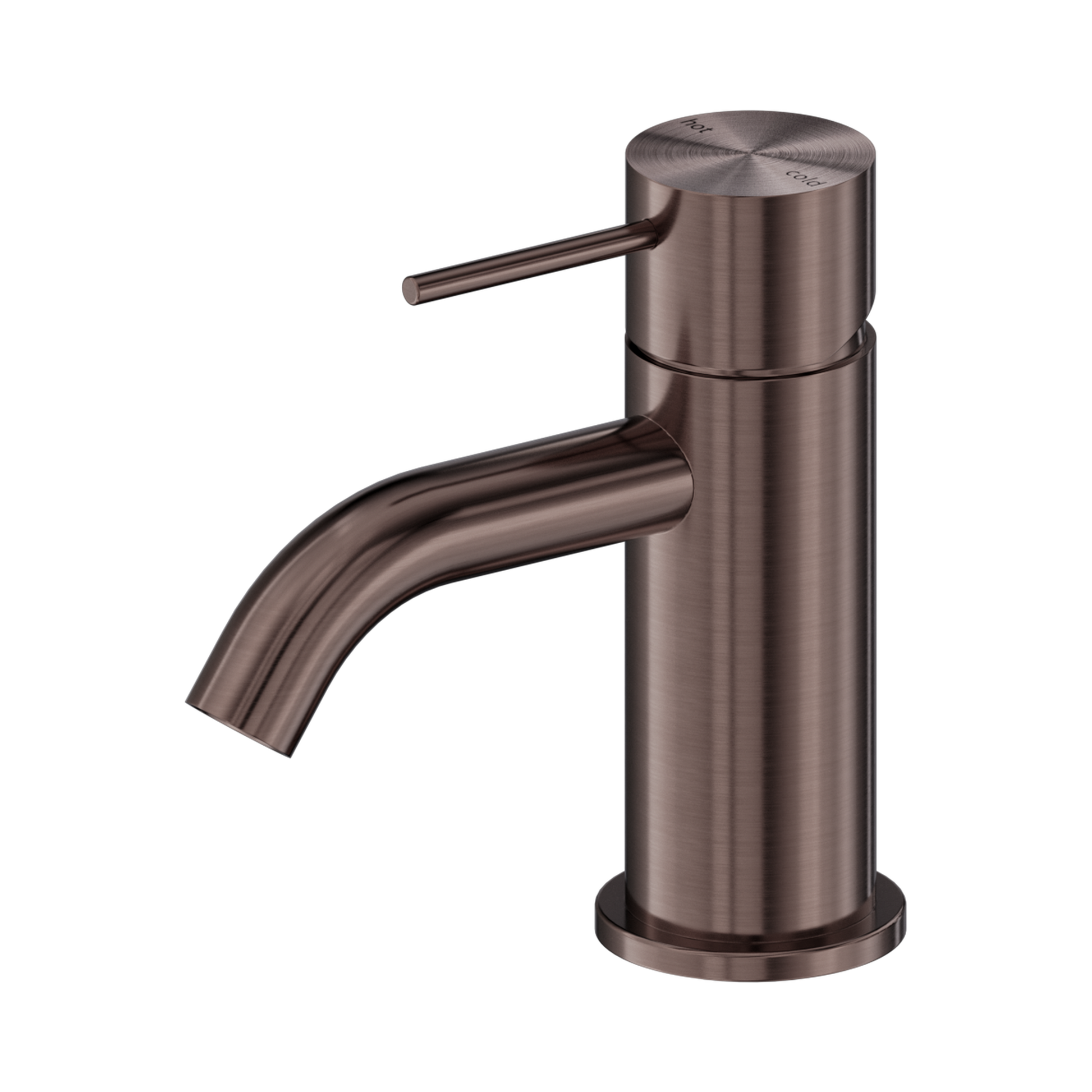 Nero Mecca Mini Basin Mixer, Brushed Bronze