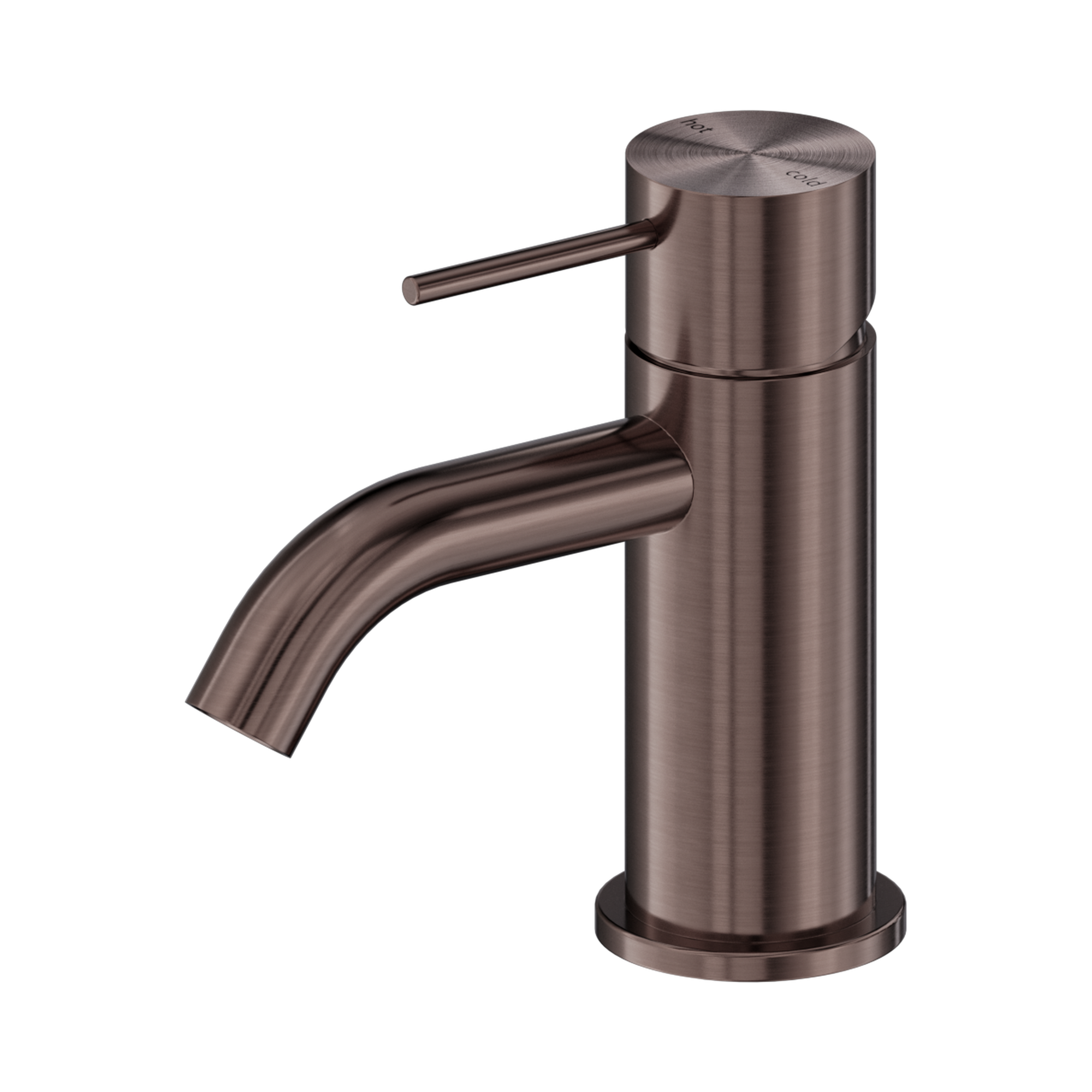 Nero Mecca Mini Basin Mixer, Brushed Bronze