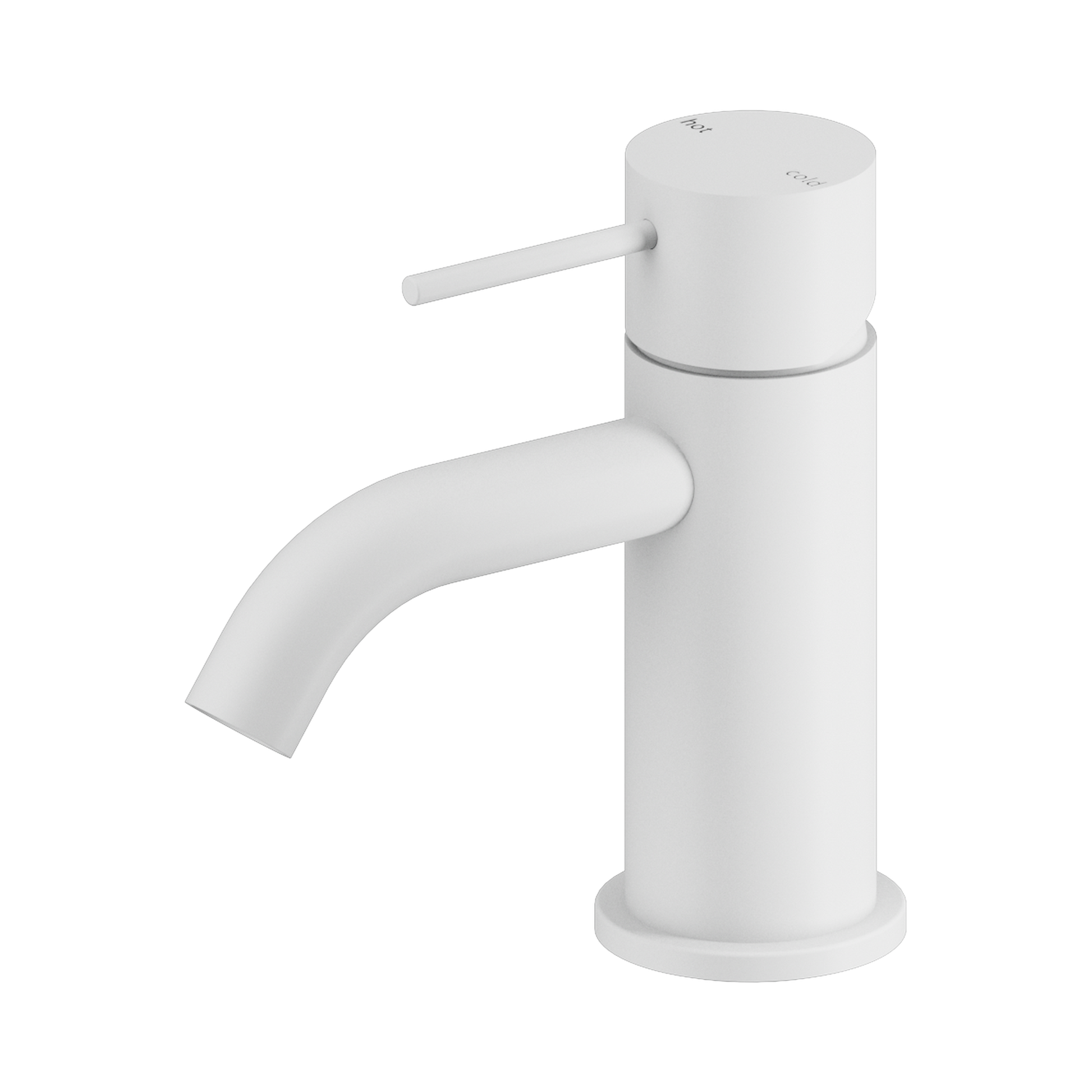 Nero Mecca Mini Basin Mixer, Matte White