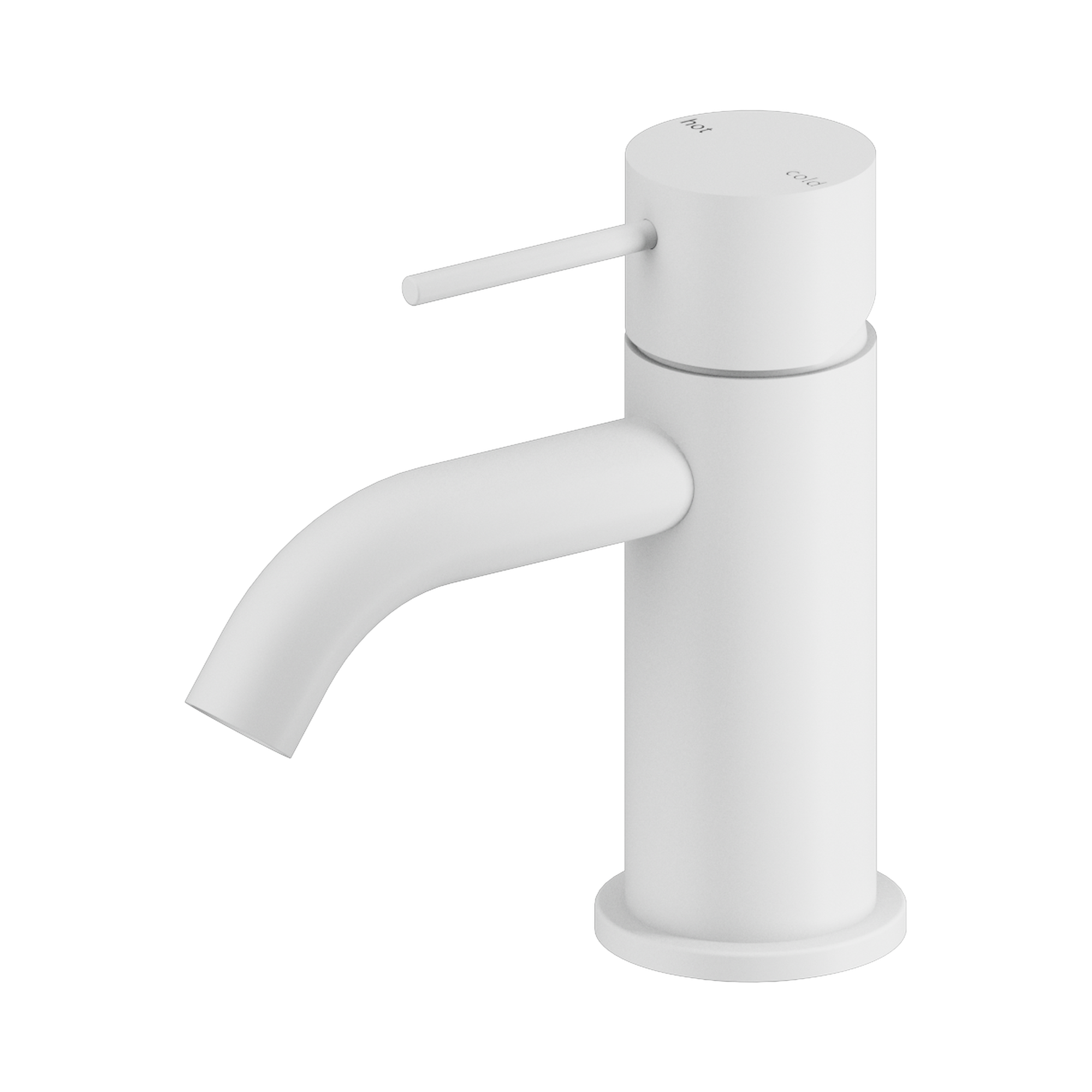 Nero Mecca Mini Basin Mixer, Matte White