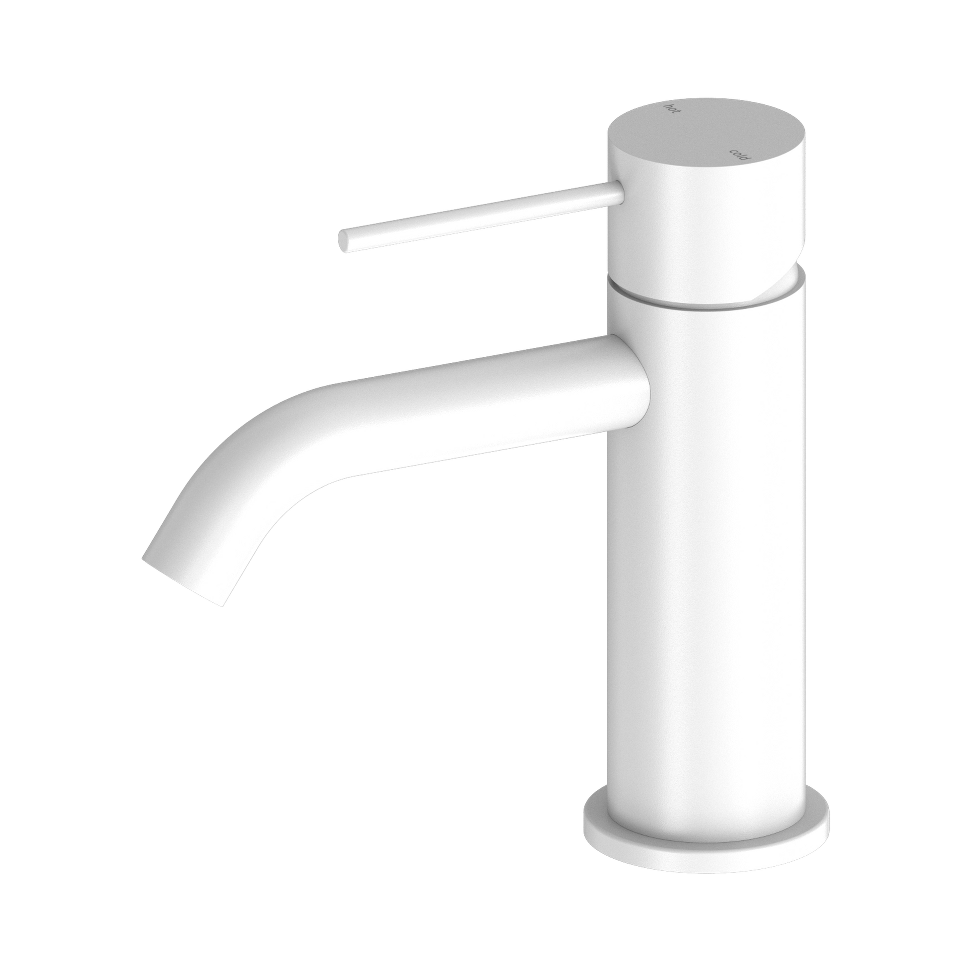 Nero Mecca Basin Mixer, Matte White