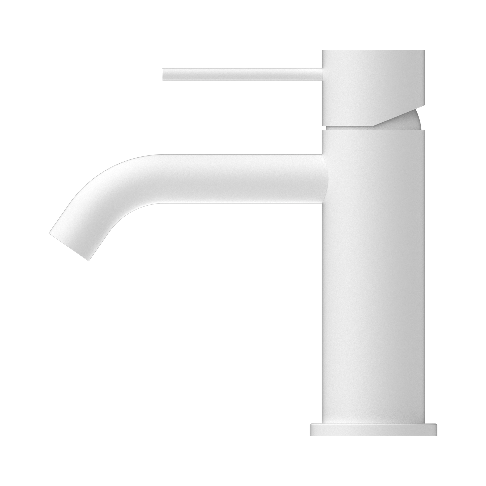 Nero Mecca Basin Mixer, Matte White