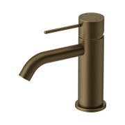Nero Mecca Basin Mixer, Tumbled Antique Brass